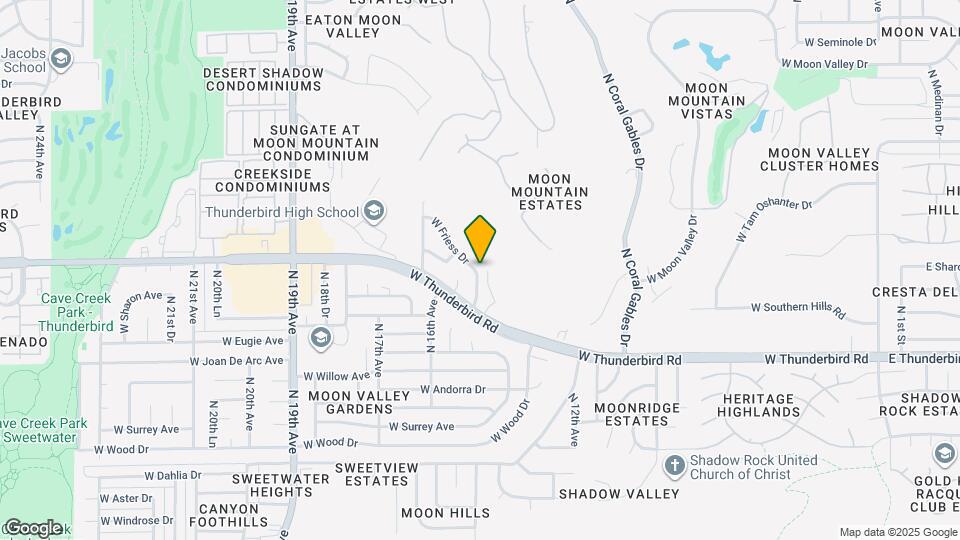 13625 N 15th Dr Map and Location Details