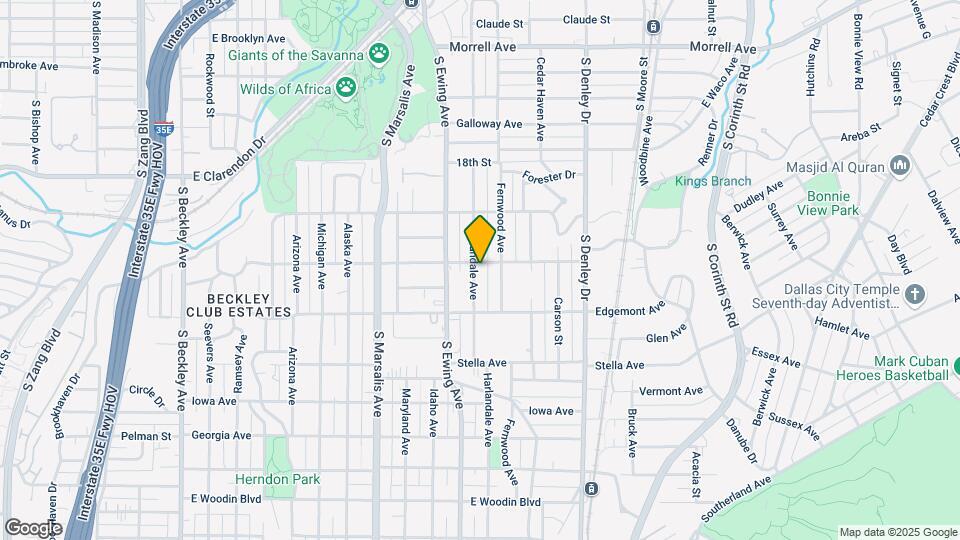 1406 Harlandale Ave Map and Location Details
