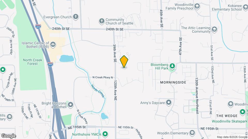 12023 NE 204th Pl Map and Location Details