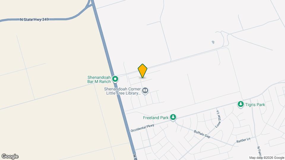 1305 Hogback Wy Map and Location Details