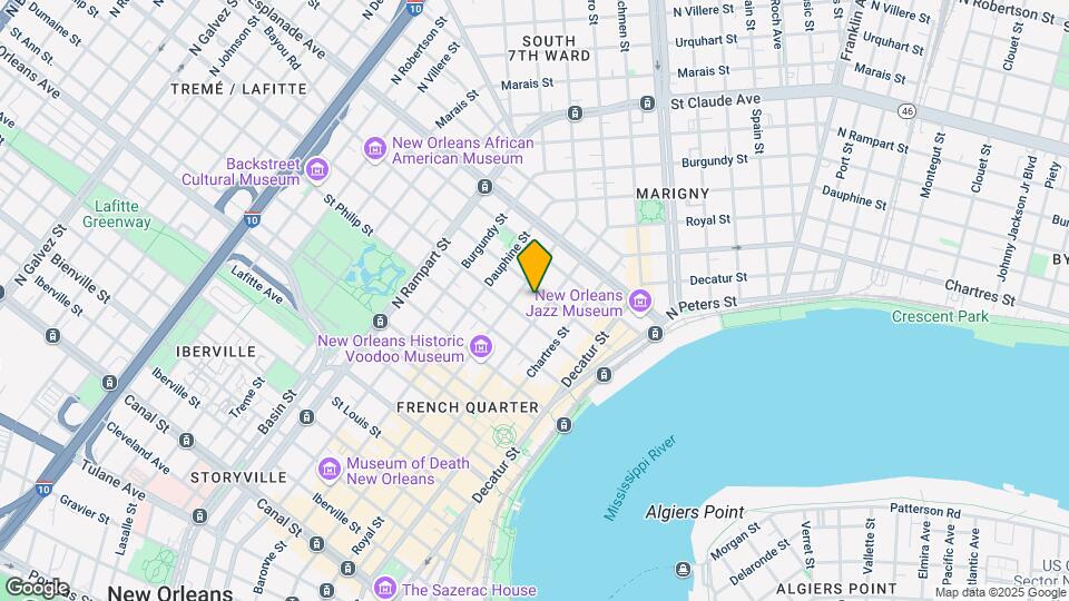 724 Governor Nicholls St Mapa y Detalles de la Ubicación