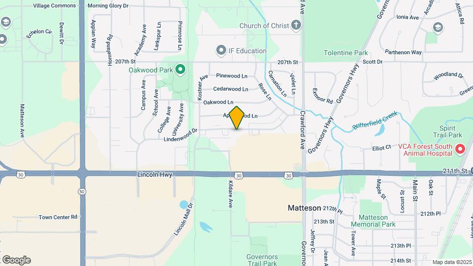 4221-4229 Lindenwood Dr Mapa y Detalles de la Ubicación