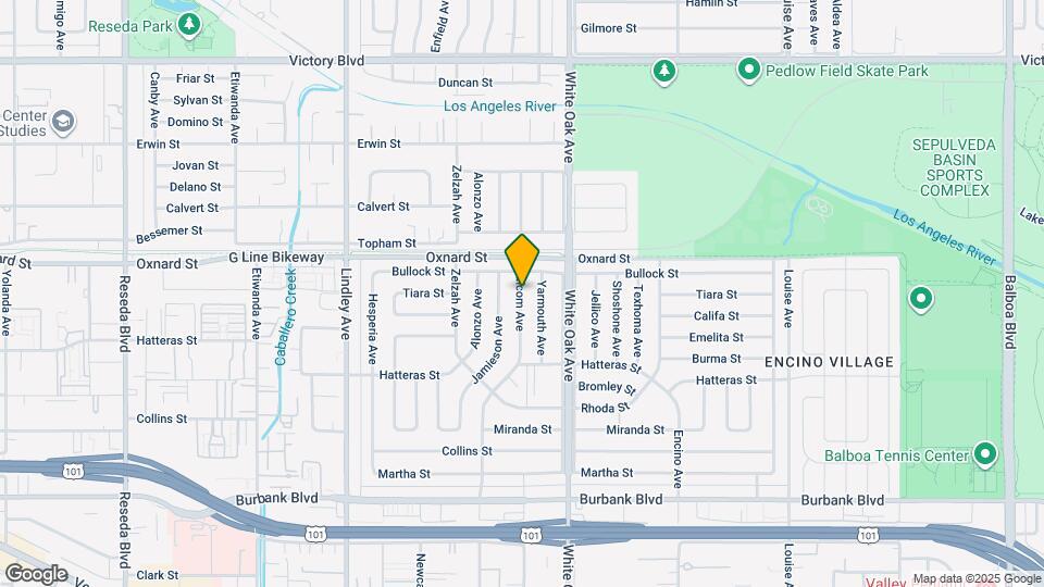 5952 Balcom Ave Map and Location Details