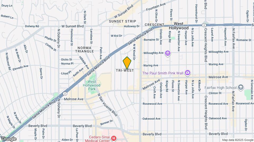 735 Westmount Dr Map and Location Details