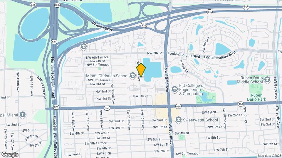 341 NW 109th Ave Map and Location Details