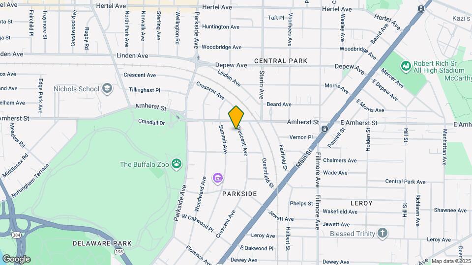 448 Crescent Ave, Unit Lower Map and Location Details