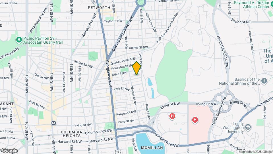 423 Newton Pl NW Mapa y Detalles de la Ubicación