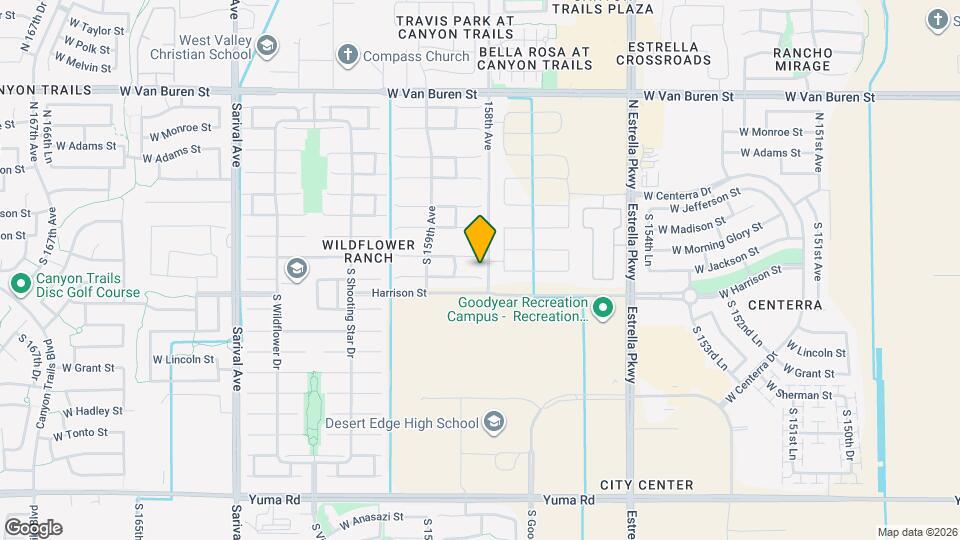 15814 W Jackson St Map and Location Details