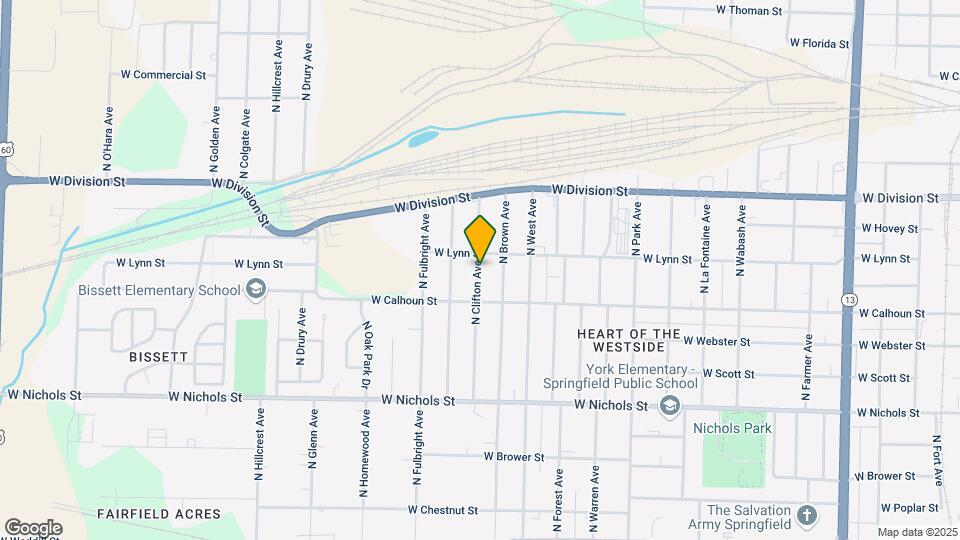 1336 N Clifton Ave Map and Location Details