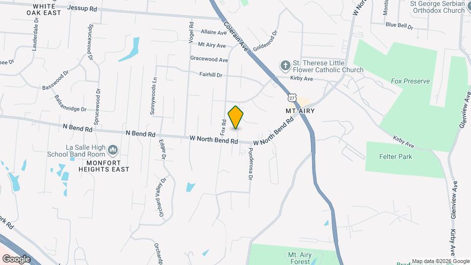 2756-2766 W North Bend Rd Mapa y Detalles de la Ubicación