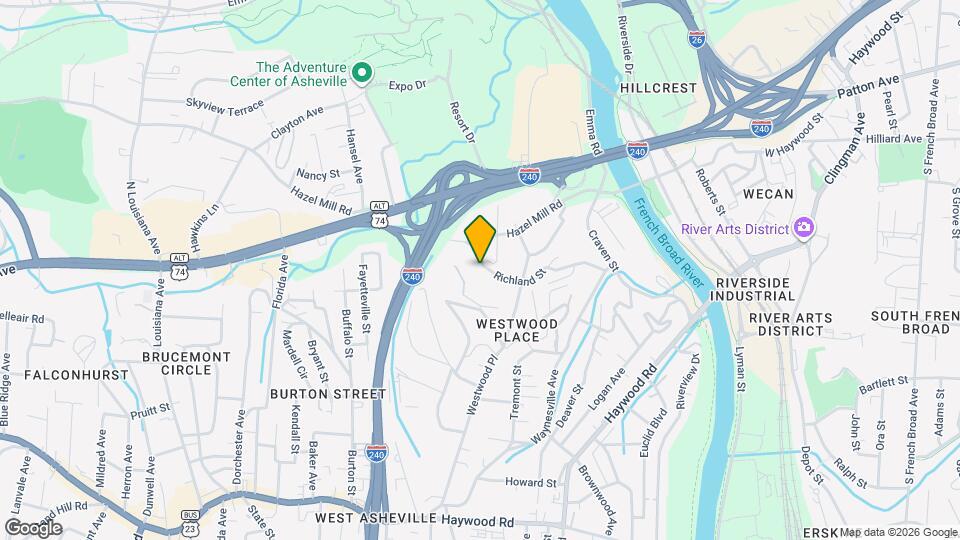 176 Richland St Map and Location Details