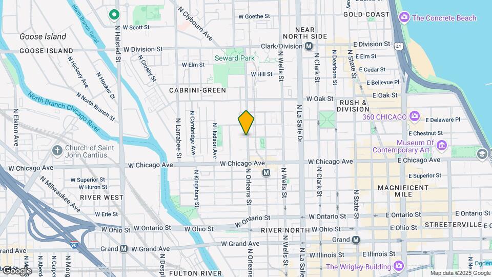 347 W Chestnut St Map and Location Details