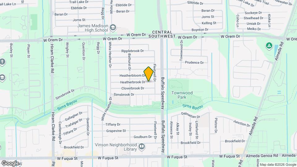 3719 Heatherbrook Dr Mapa y Detalles de la Ubicación