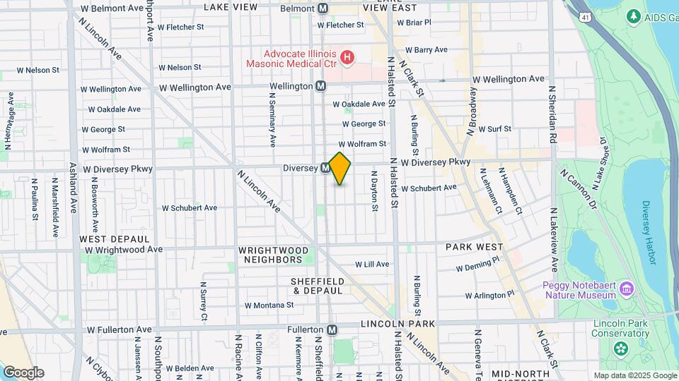 2721 N Wilton Ave Map and Location Details