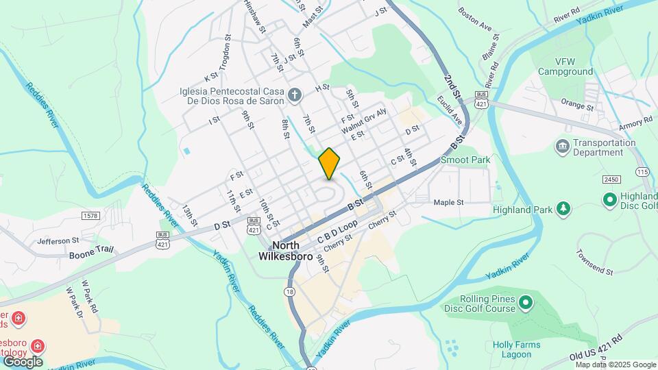 711 Kensington Ave Map and Location Details