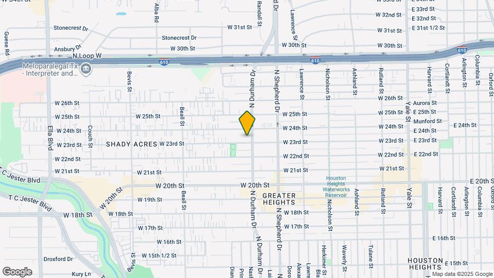 805 W 23rd St Map and Location Details