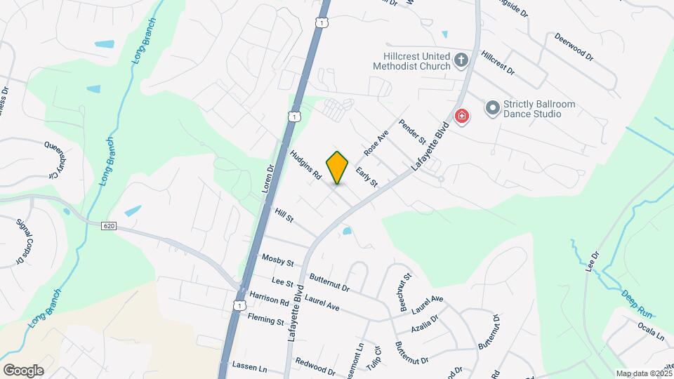 123 Hudgins Rd Map and Location Details