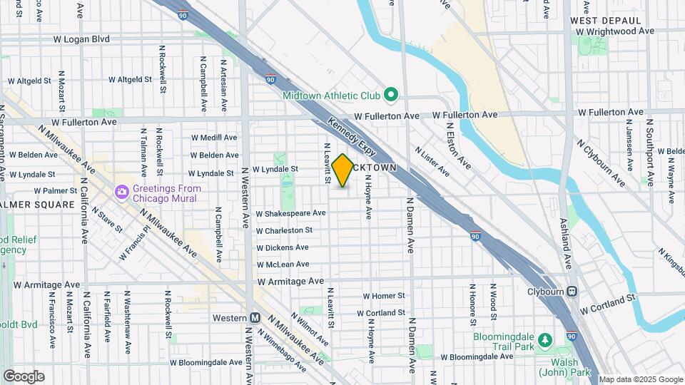 2138 W Webster Ave, Unit 1F Mapa y Detalles de la Ubicación