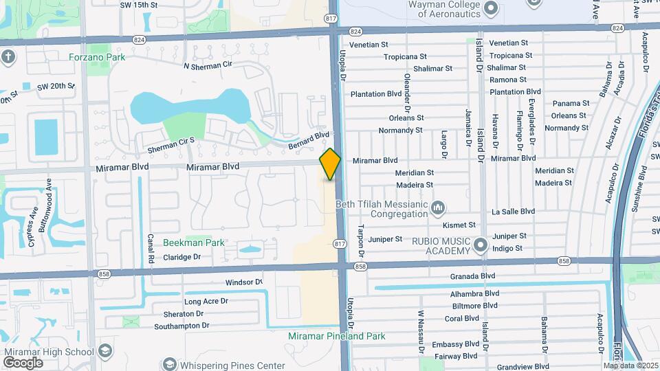 2600 S University Dr Map and Location Details