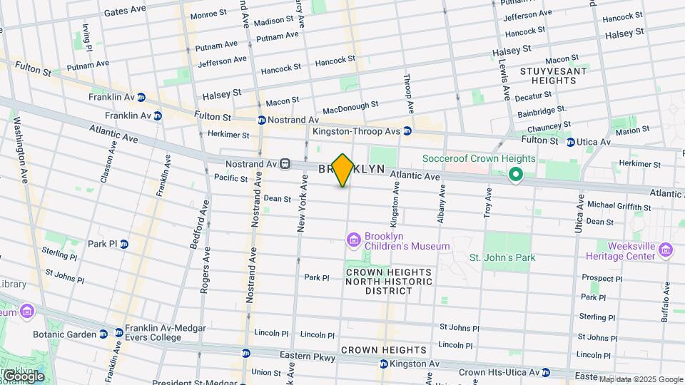1384 Pacific St Map and Location Details