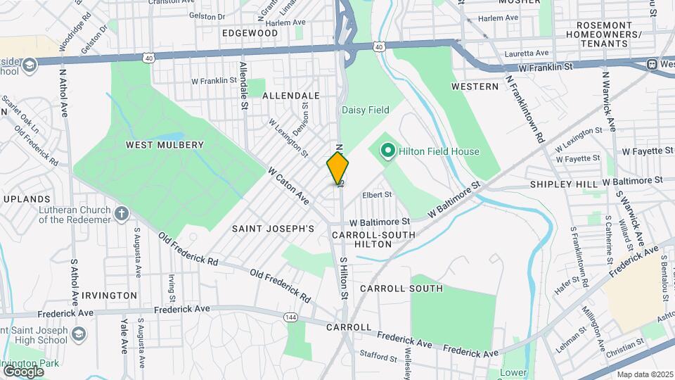 112 N Hilton St Map and Location Details