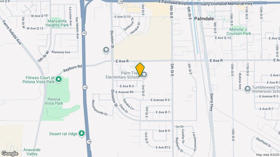 253 E Avenue R2 Mapa y Detalles de la Ubicación