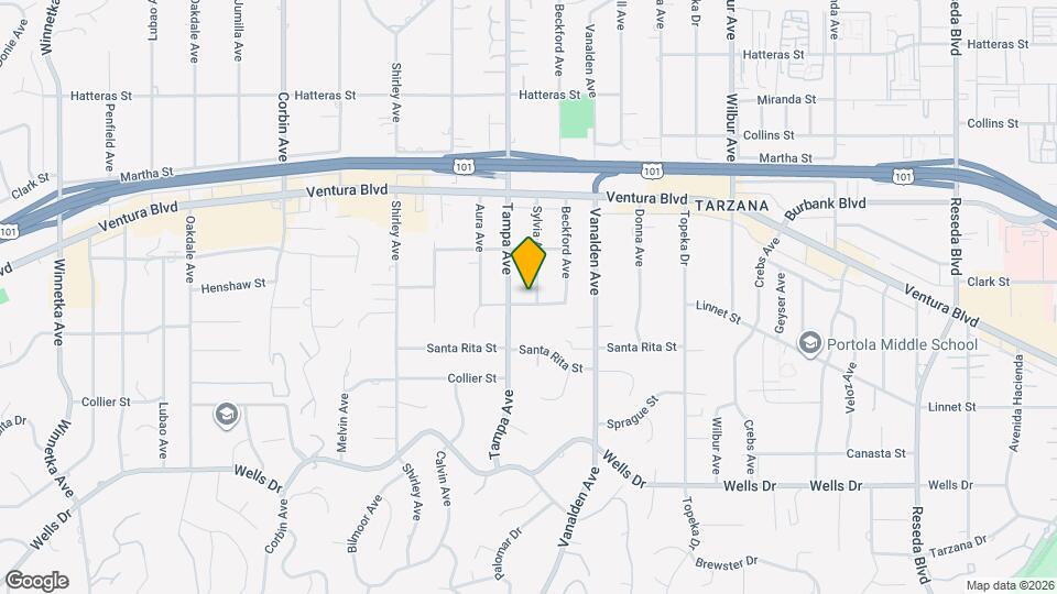 5409 Sylvia Ave Map and Location Details