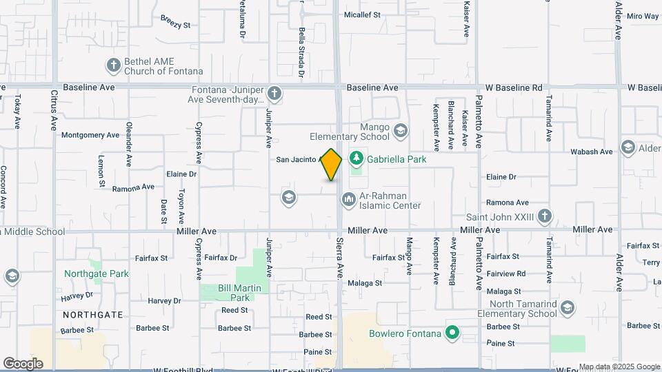 Sierra Ridge Townhomes Mapa y Detalles de la Ubicación