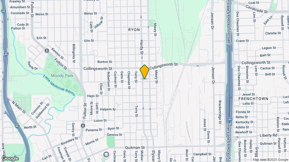 1617 Bigelow St Map and Location Details