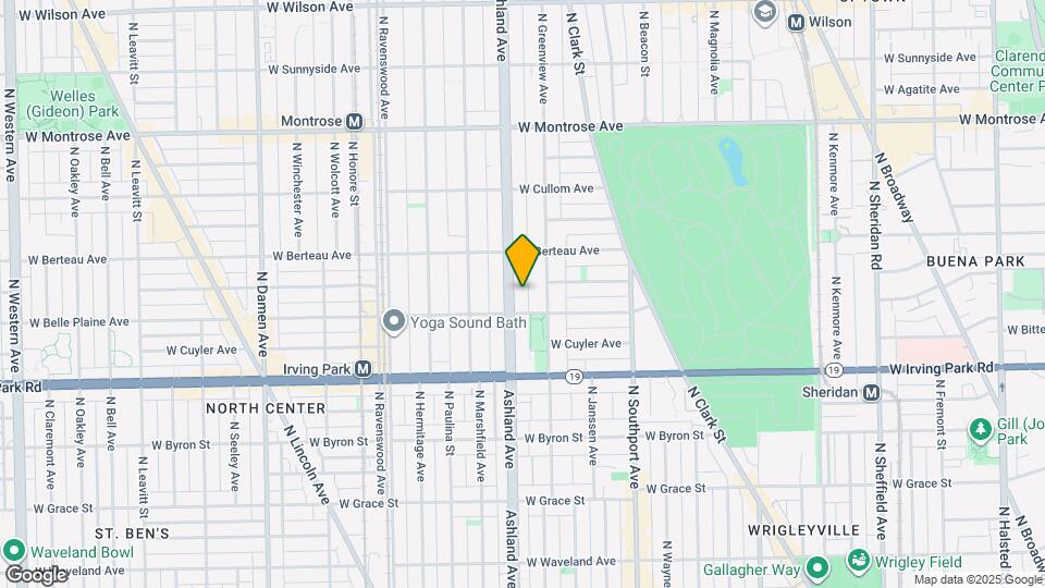 4119 N Ashland Ave Map and Location Details