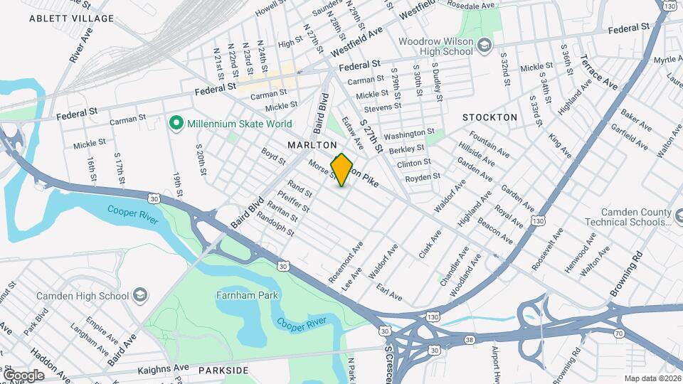 420 Boyd St Map and Location Details