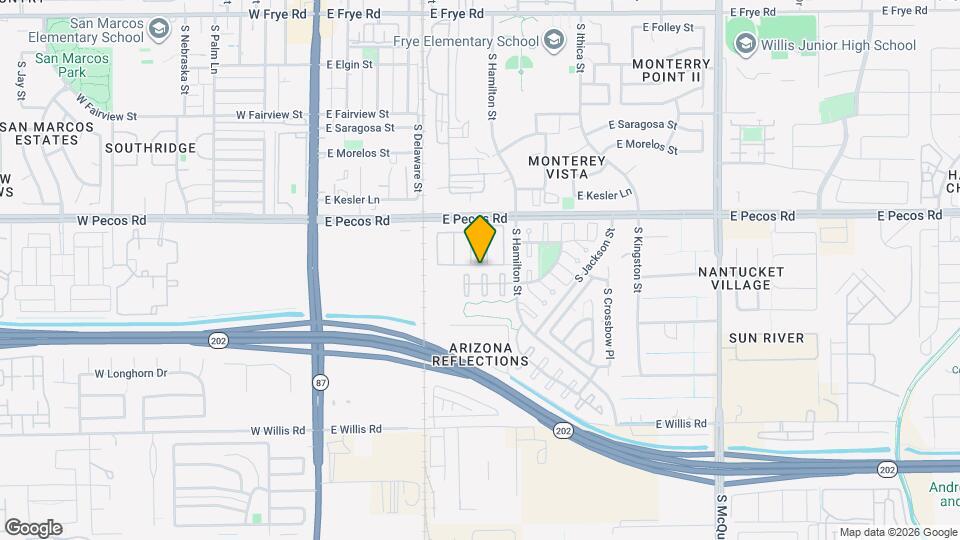 1106 S Fresno Ct Map and Location Details
