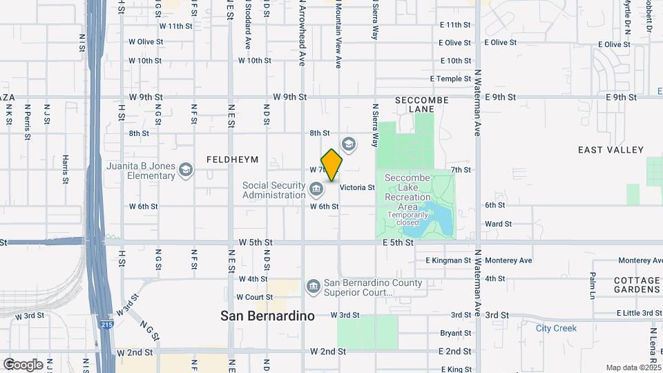 650 N Mountain View Ave Mapa y Detalles de la Ubicación