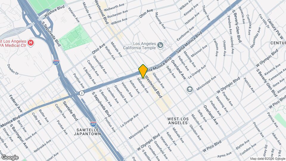 1844 Midvale Ave, Unit 11 Map and Location Details