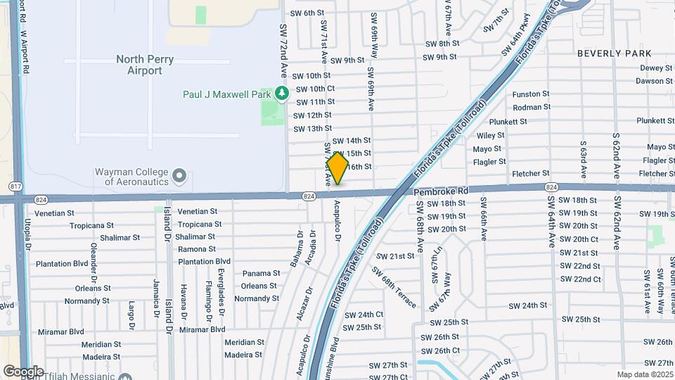 7031 Pembroke Rd Mapa y Detalles de la Ubicación