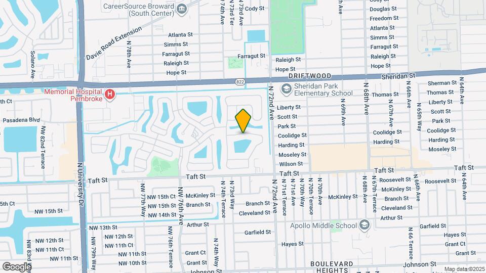7314 NW 19th Ct Map and Location Details