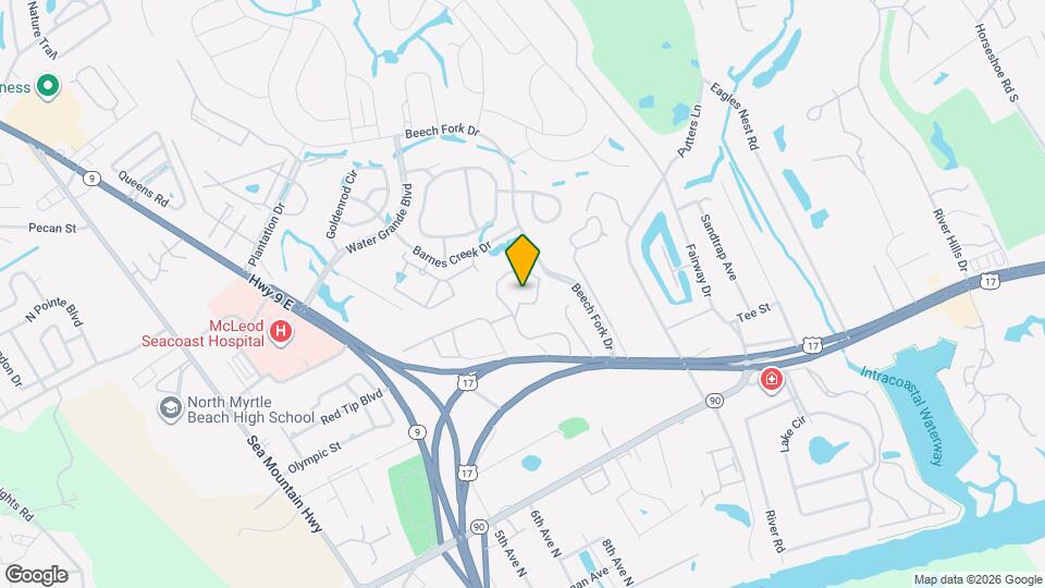 4453 Little River Inn Ln Map and Location Details