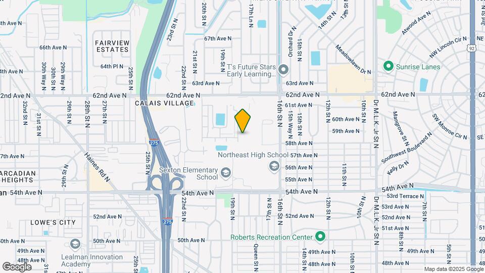 5855 18th St N Map and Location Details