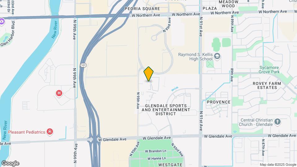 7455 N 95th Ave Map and Location Details