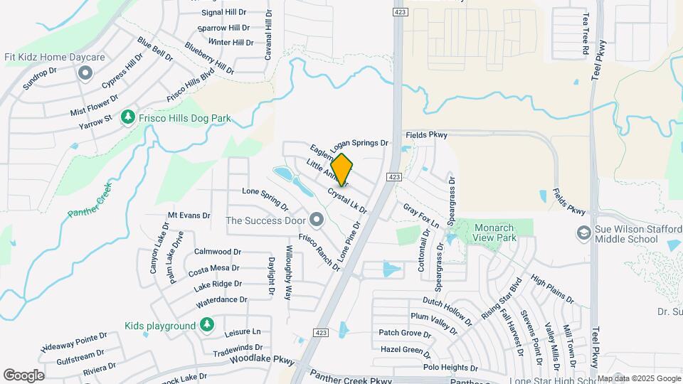 14536 Crystal Lake Dr Map and Location Details