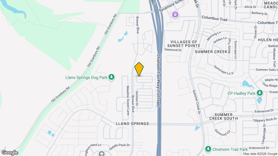 5857 Bindweed Street Map and Location Details