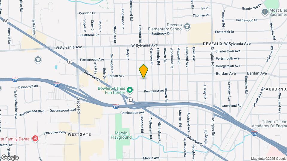 3739 Elmhurst Rd Map and Location Details