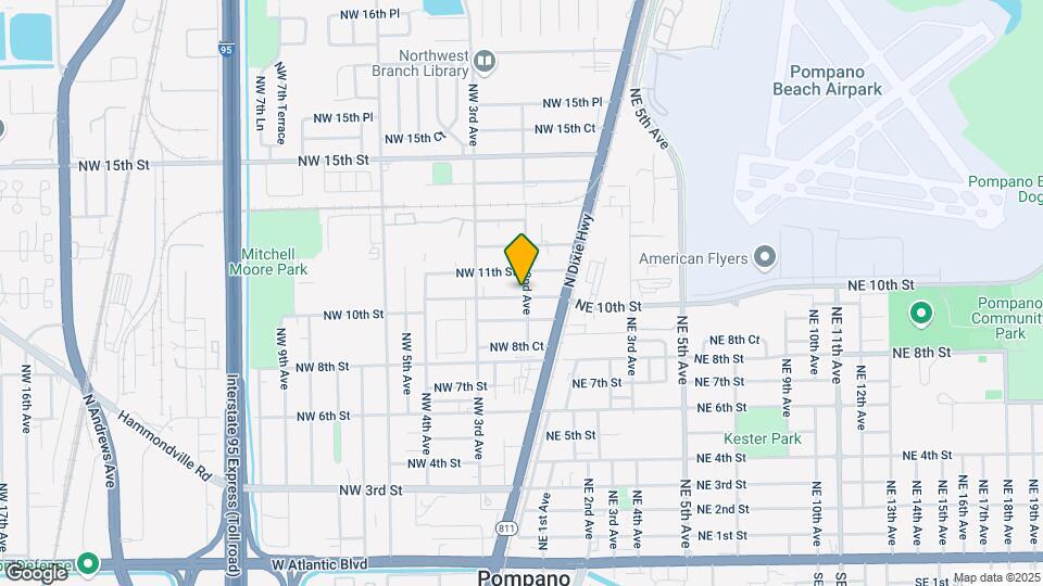 201 NW 10th St Map and Location Details