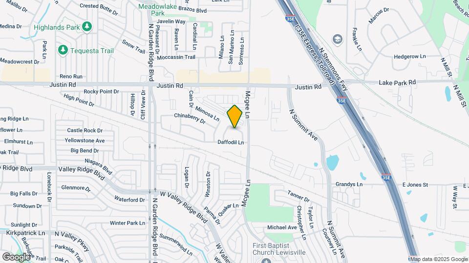 1316 Jasmine Dr Map and Location Details