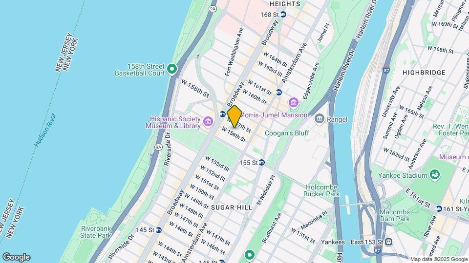 537 W 156th St Map and Location Details
