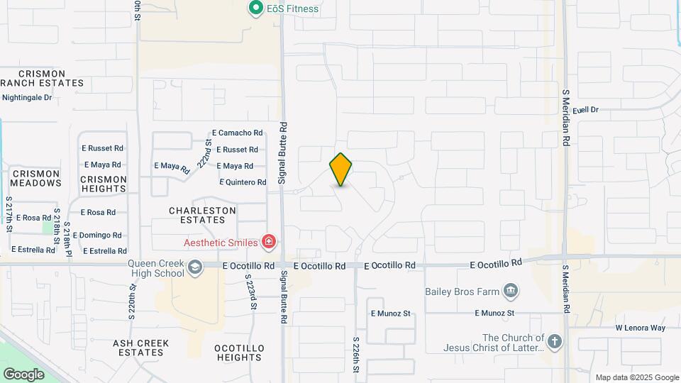 21581 S 225th Pl Map and Location Details