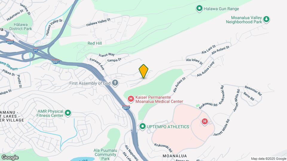 1337H Moanalualani Way Map and Location Details