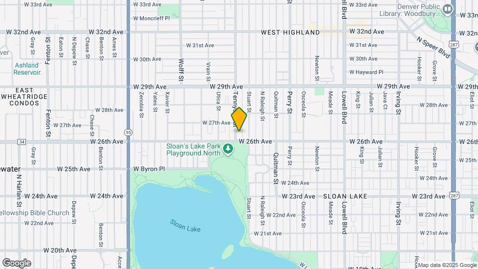 2620 Tennyson St Map and Location Details