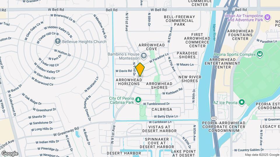 15974 N 90th Ave Map and Location Details