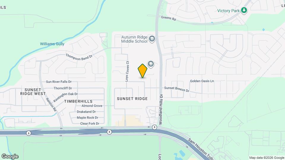 11519 Sandstone Canyon Dr Mapa y Detalles de la Ubicación